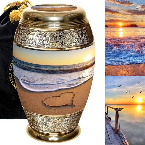 Endless Summer Sunset Urn Cremation Urns For Human Ashes Adult For Funeral Burial Niche Or