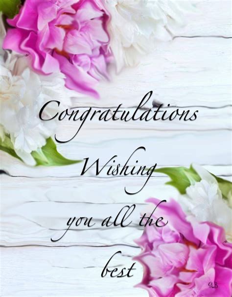 Congratulations Wishing You All The Best Congratulations Wishes On