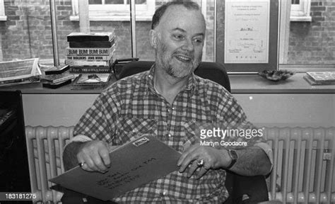Dj John Peel Pictured In His Office At Bbc Radio 1 London United