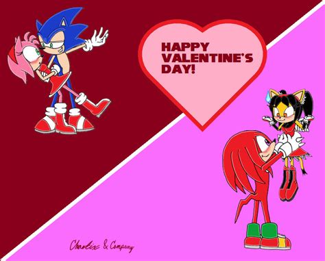 Happy Sonic Valentines Day By Chaotixandcompany On Deviantart