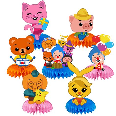 Buy 7 Pcs Plim Plim Birthday Party Decoration Carnival Circus Clown