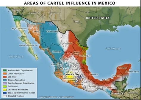 Metro El Nuevo Mapa Del Narcotráfico En México