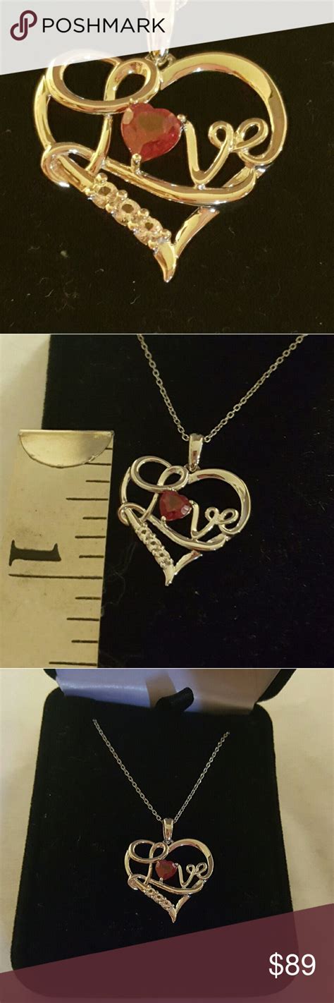 Sold Nwot Heart Love Ruby Great Valentines T Jcpenney Jewelry