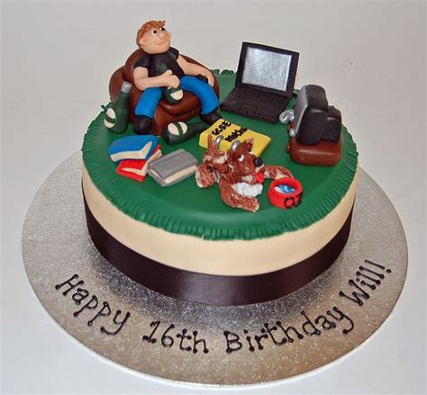 Send birthday wishes & birthday cakes for boys. 9 best images about 16th birthday cakes for boys on ...