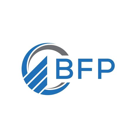 Bfp Plano Contabilidad Logo Diseño En Blanco Antecedentes Bfp Creativo
