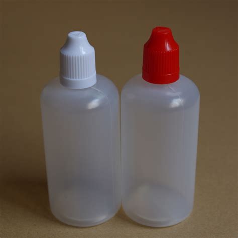 20pcs Empty Liquid Vial 100ml Soft Pe Plastic Dropper Bottles With