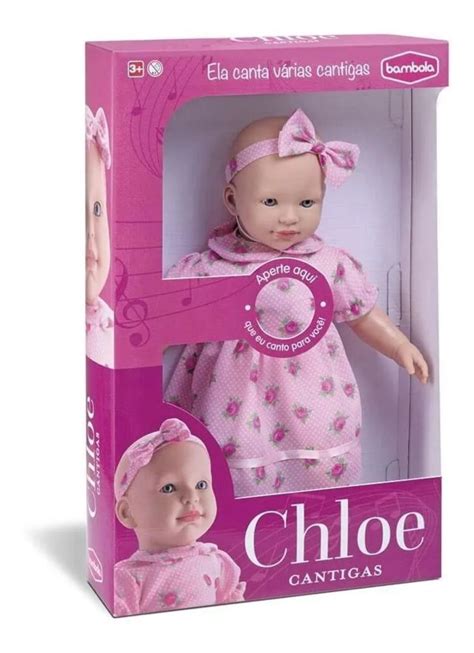 Brinquedo Infantil Boneca Chloe Cantigas Bambola Papellotti