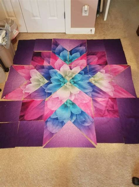 Pattern Is Morning Glory With Dream Big Panels Panel Quilt Patterns