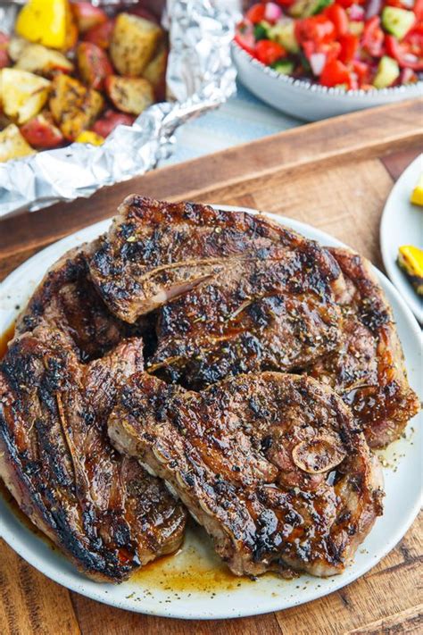 Tips on different marinades and what to serve with them. Greek Style Grilled Lamb Chops | Recipe | Grilled lamb ...