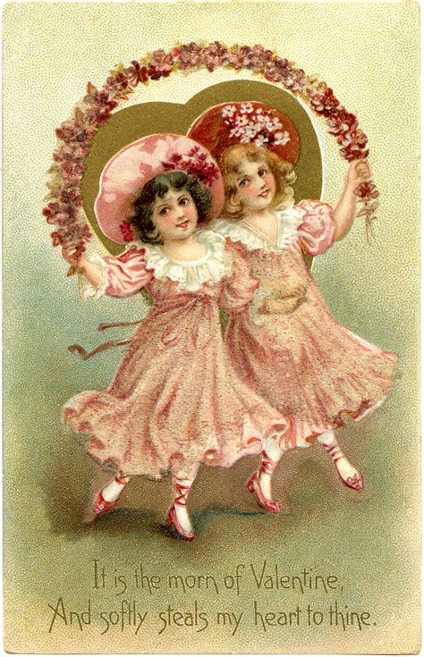 Free Vintage Valentine Image The Graphics Fairy