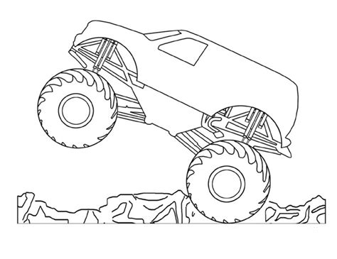 Fun monster truck coloring pages for your little one. Get This Free Monster Truck Coloring Pages 48925