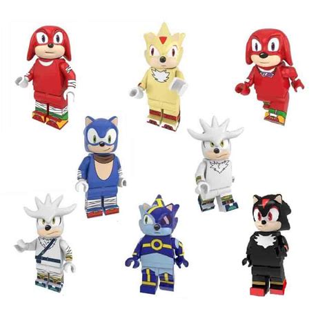 8pcs Sonic Adventure Minifigures Lego Compatible Toy