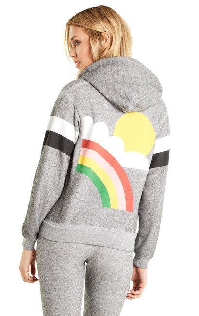 Wildfox Fox Force Fall 2018 Rain Or Shine Regan Zip Hoodie Zip