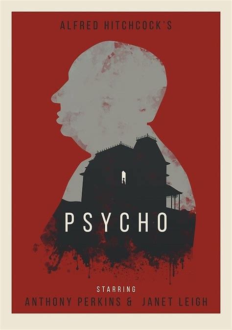 Alfred Hitchcock Psycho Art Print By Monomagic Alfred Hitchcock Hitchcock Classic Movie Posters