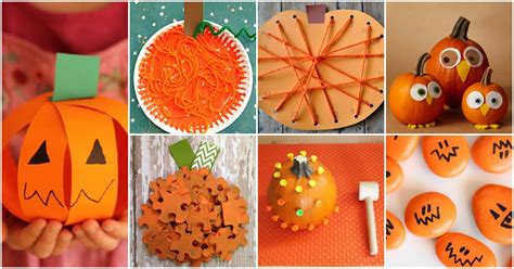 30 Pumpkin Crafts For Preschoolers Kids Activities Blog