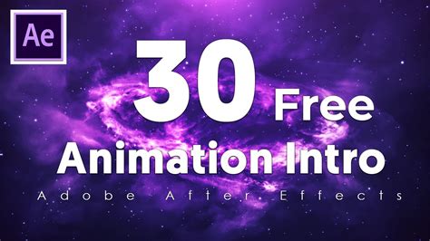30 Free Animation Intro Templates For After Effects Youtube