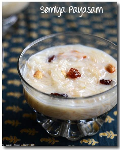 Semiya Payasam Indian Dessert Made With Vermicelli Could Substitute
