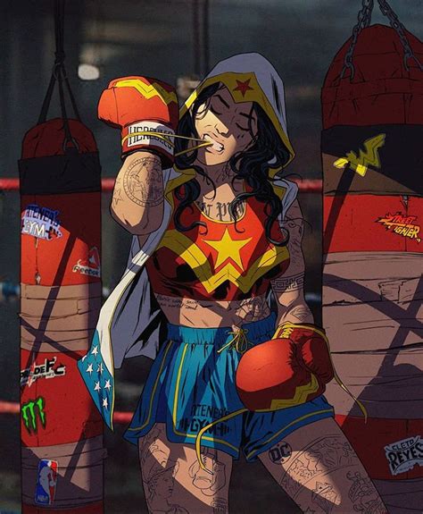 Boxer Wonder Woman Redesign Comic Dc Redesign
