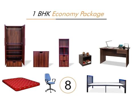 1 Bhk Economy Furniture Rental Package At Rs 1116month Rentmacha