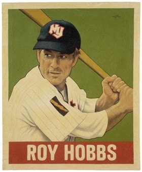 Check spelling or type a new query. Lot Detail - "A Baseball Card That Never Was: Roy Hobbs (1948 Leaf)" Canvas Artwork 24x29 by ...