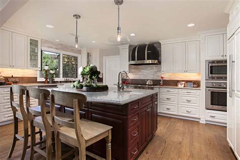 In which, islands are a crucial element when it comes to design a contemporary kitchen. Modern Farmhouse Kitchen - Jackson Design & Remodeling