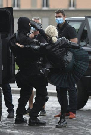 Pom Klementieff Filming A Fight Scene For Mission Impossible In Rome GotCeleb
