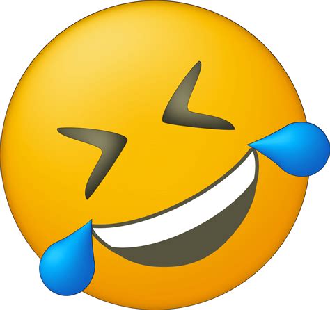 Download Hd Crying Laughing Emoji Clipart Face With Tears Of Joy Open
