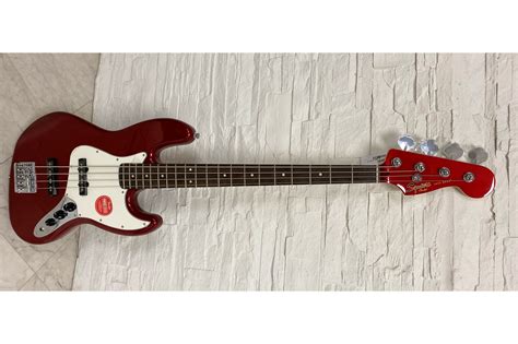Squier Contemporary Jazz Bass Dark Metallic Red Bass Guitars From