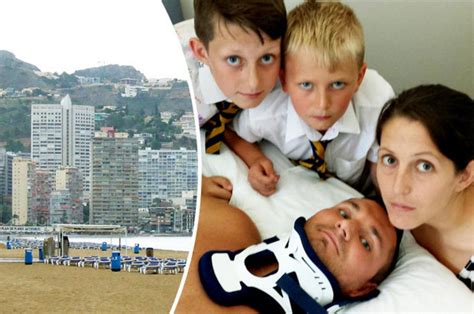 Dad Breaks His Neck After Horror Stag Do Accident In Benidorm Daily Star