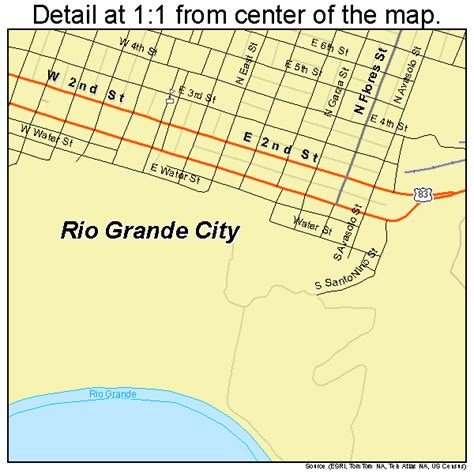 Rio Grande City Texas Street Map 4862168