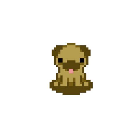 Baby Pug Suggested To Me By Cheesyspirit519 Pixel Art