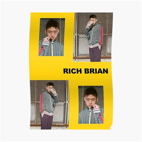 Rich Brian Post Malone Poster Canvas Print Wooden Hanging