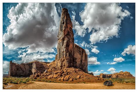 The Tower Rocks Formation In Monument Valley Navajo Tribal Park