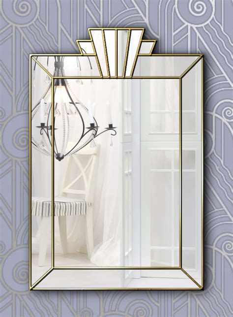 Rialto Original Handcrafted Art Deco Full Length Dressing Wall Mirror