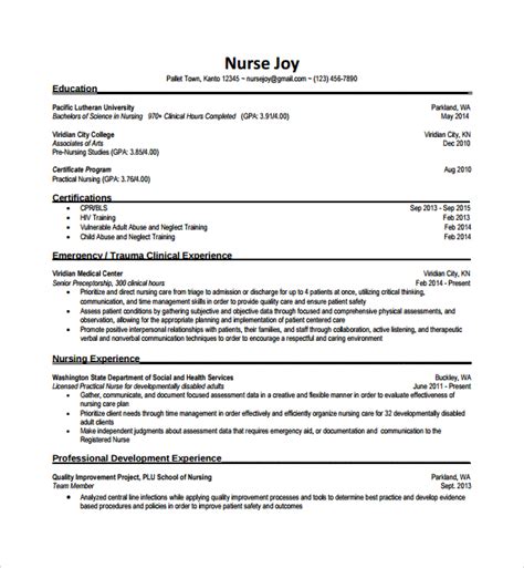 nursing resume templates 20 nursing resume examples 2021 template