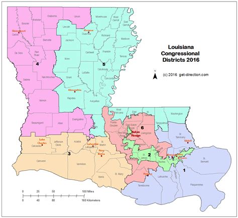 Map Of Louisiana Congressional Districts 2016