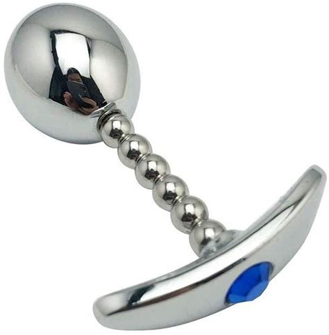 Waterproof Prostate Massagers Beads Design Stainless Steel Anal Ball