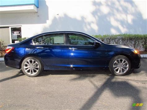 2013 Obsidian Blue Pearl Honda Accord Sport Sedan 72159491 Photo 2