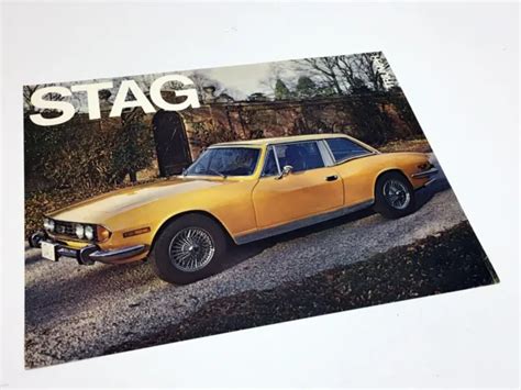 1971 Triumph Stag Information Sheet Brochure 1500 Picclick