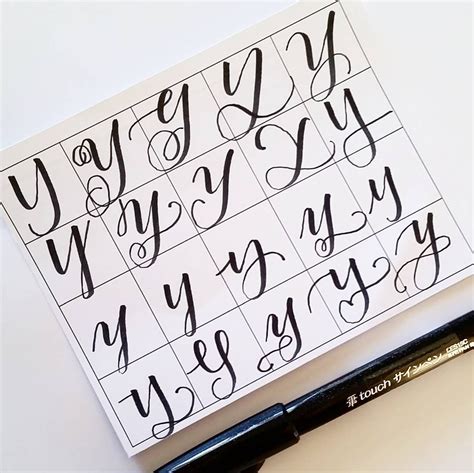 20 Ways To Write The Letter Y By Letteritwrite • See Also The Video Of