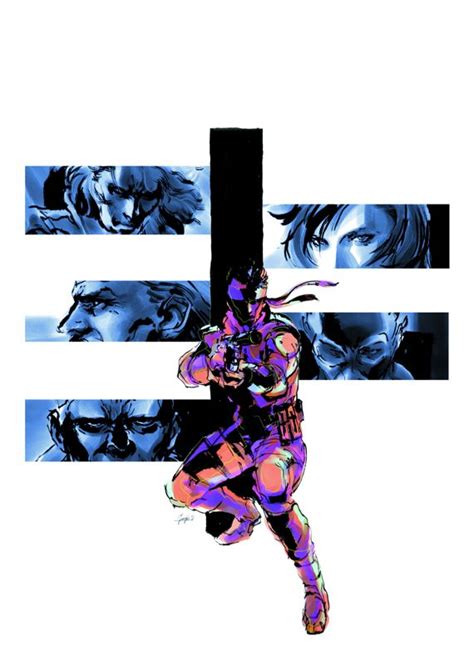 Metal Gear Solid 1998 Promotional Art Mobygames