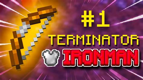 The First Terminator On Ironman Hypixel Skyblock Youtube