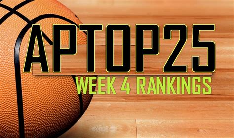 Ap Top 25 Poll College Basketball Rankings Reveal Week 4 1130 Rankings