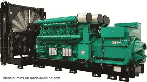 2800kw Cummins Qsk78 Series Generator Power Plant Original Us China