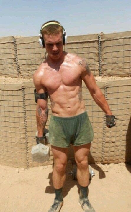 Ripped Military Stud Working Out Hunk Hot Sexy Men Pinterest