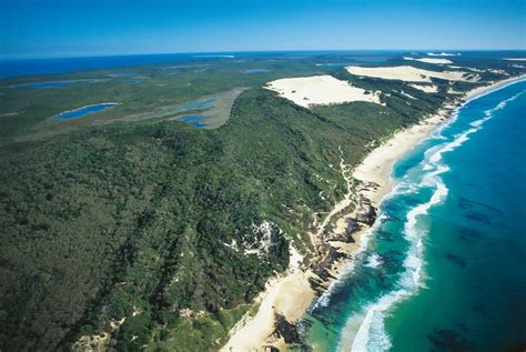 Aerial Of Great Sandy National Park The Captain Magazine