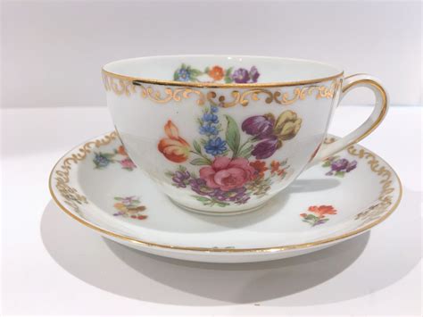 Noritake Dresdoll Cups Noritake Tea Cup And Saucer Floral Tea Cups