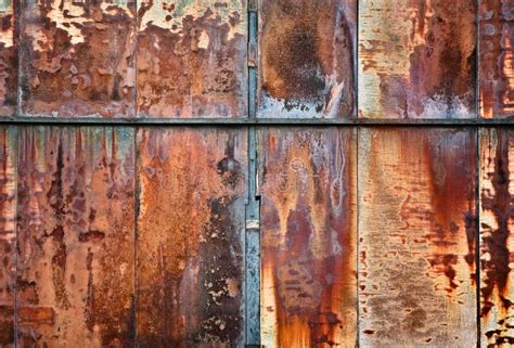 Rusty Panels Stock Photo Image Of Aged Metal Industrial 13337436