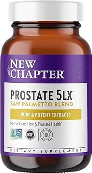 Amazon Com New Chapter Prostate Supplement Prostate Lx With Clinical Strength Saw Palmetto
