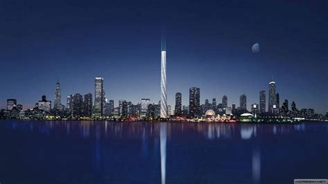 Chicago Spire Santiago Calatrava Full Hd Masaüstü Arkaplanı Ve Duvar Kağıdı